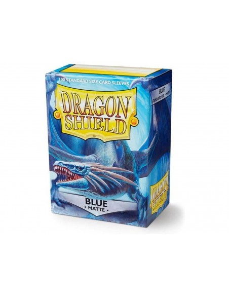 Dragon Shield Standard Size Sleeves (63x88mm) - Blue Mate (100)