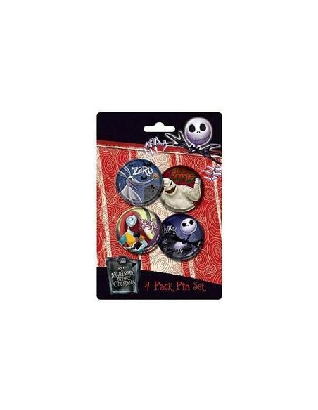 The Nighmare Before Christmas 4 character pin