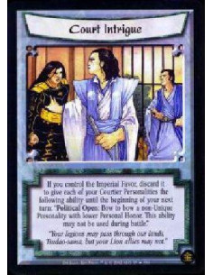 Court Intrigue  - If you control the Imperial Favor, you may discard it to give each of your Courtiers the following ability unt