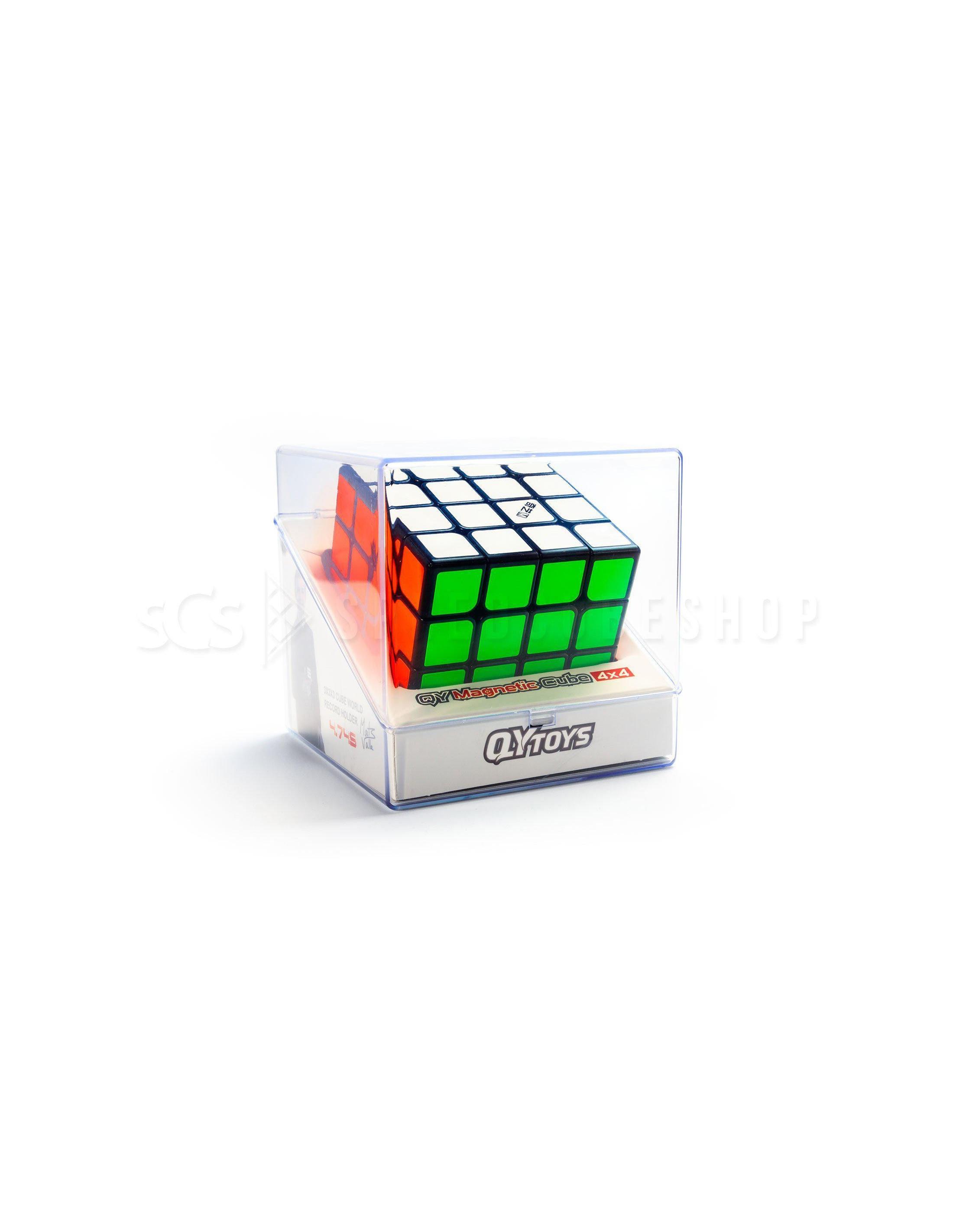 Cubo Mágico 4x4x4 Moyu RS4M Magnético Stickerless - Cuber Brasil