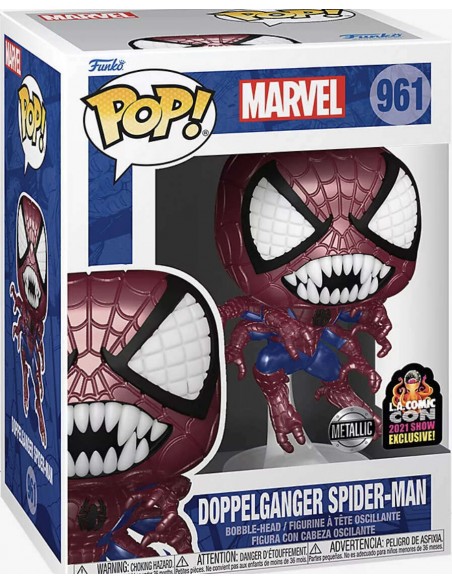 Funko Pop Doppelganger (Metálico, Exclusivo) Spiderman