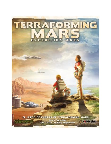 Expedición Ares + cartas promo exclusivas. Terraforming Mars  - 1 tablero central Más de 200 cartas de proyecto únicas 4 tablero