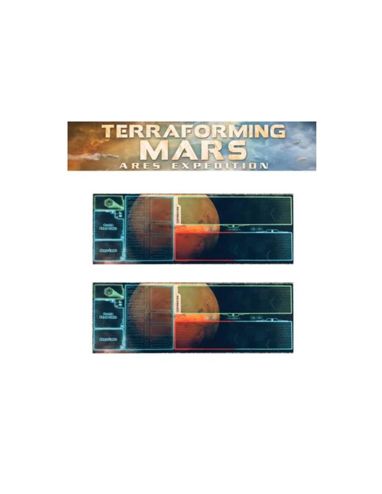 Expedición Ares + cartas promo exclusivas. Terraforming Mars  - 1 tablero central Más de 200 cartas de proyecto únicas 4 tablero