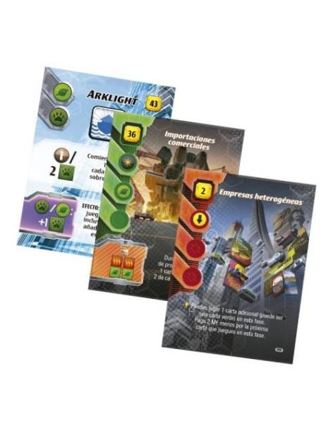 Expedición Ares + cartas promo exclusivas. Terraforming Mars  - 1 tablero central Más de 200 cartas de proyecto únicas 4 tablero 2