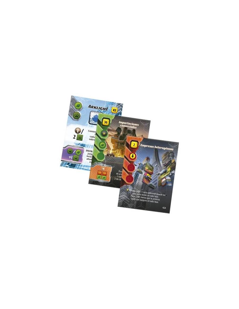 Expedición Ares + cartas promo exclusivas. Terraforming Mars  - 1 tablero central Más de 200 cartas de proyecto únicas 4 tablero