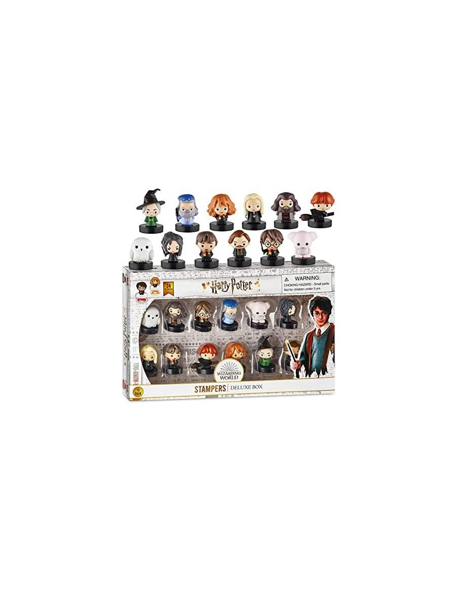 Harry Potter Pack de 12 Sellos Wizarding World Set A  - Pack de 12 sellos, tamaño aprox. 4 cm. 