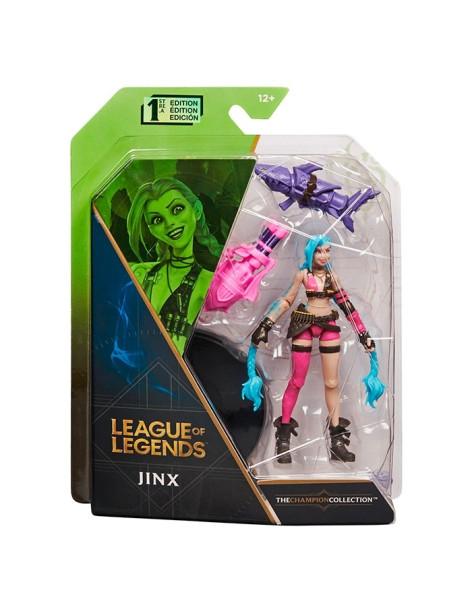 Figura Jinx League of Legends  - Figuras Jinx 10cm de Spin Master. Basada en la licencia League of Legends. Personaje famoso por 2