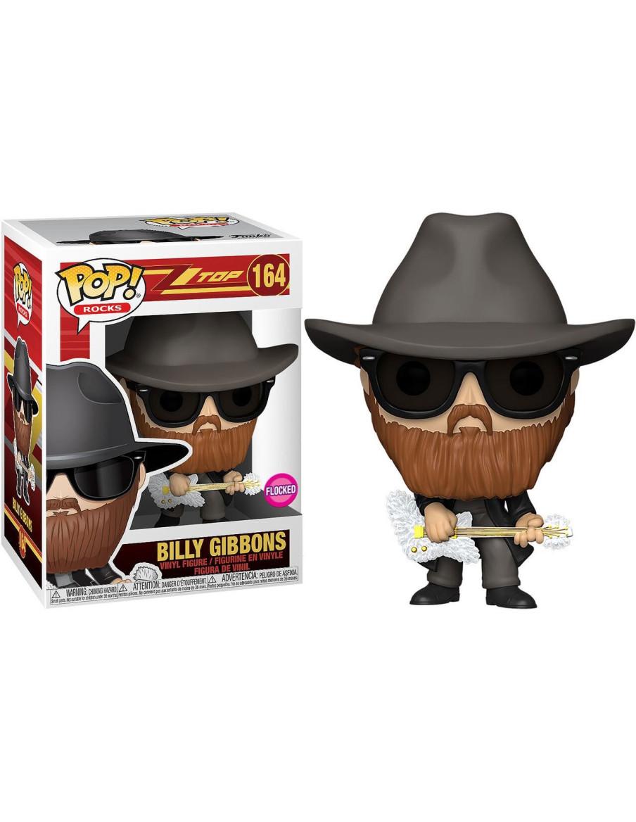 Funko Pop. Billy Gibbons. ZZ Top. Flocked  - Figura vinilo Funko POP de 9cm 