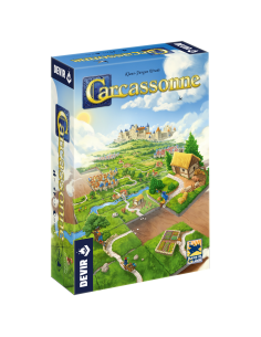 Carcassonne  - El Juego del Año del 2001 recrea la ciudad francesa de Carcassonne y sus alrededores, famosa por su inigualable f