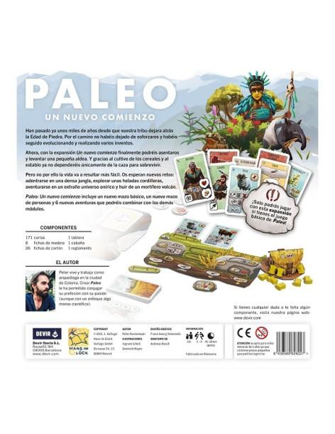 Paleo: Un nuevo comienzo  - Paleo: Un nuevo comienzo es la primera expansión en caja grande del juego cooperativo Paleo, ganador 2