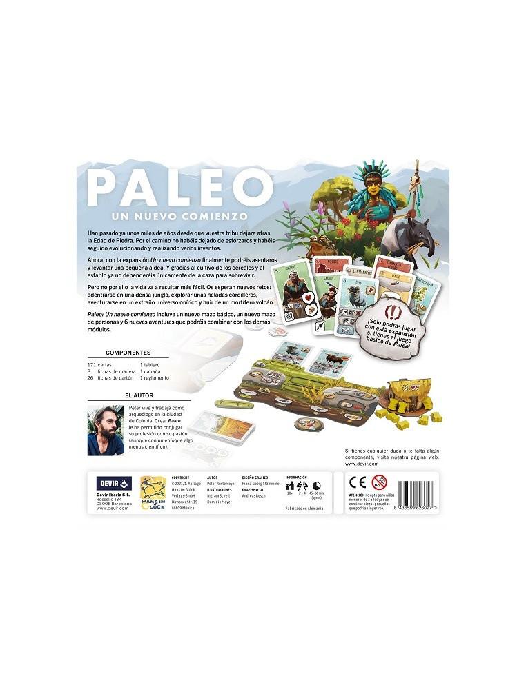 Paleo: Un nuevo comienzo  - Paleo: Un nuevo comienzo es la primera expansión en caja grande del juego cooperativo Paleo, ganador