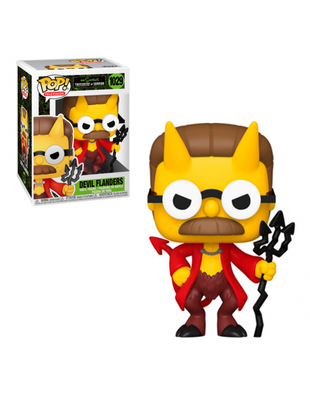 Pop Devil Flanders. Los Simpson  - Figura vinilo Funko POP de 9cm en caja 