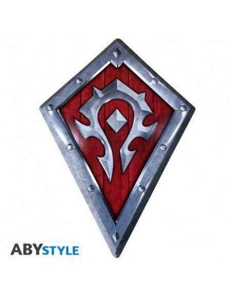 Escudo de la Horda. Placa de metal. World Of Warcraft