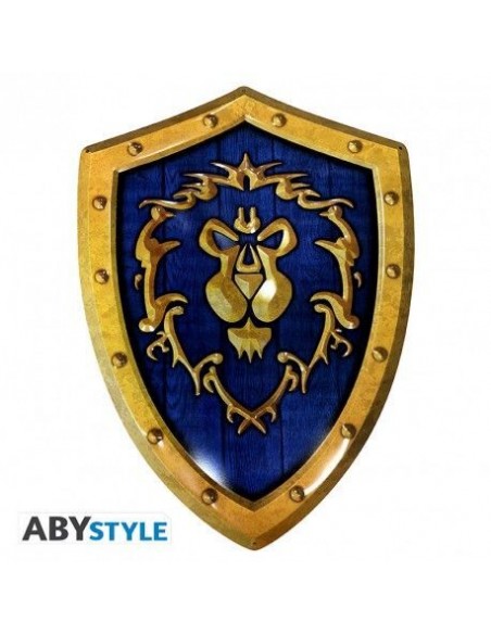 Escudo de la Alianza. Placa de Metal. World Of Warcraft