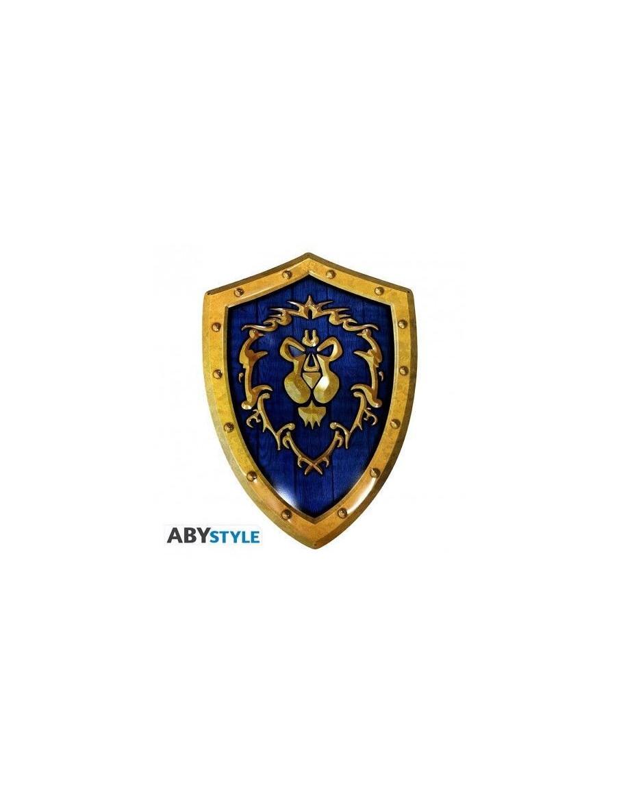 Escudo de la Alianza. Placa de Metal. World Of Warcraft  - Decora tu pared con esta placa de metal con los colores de la Alianza