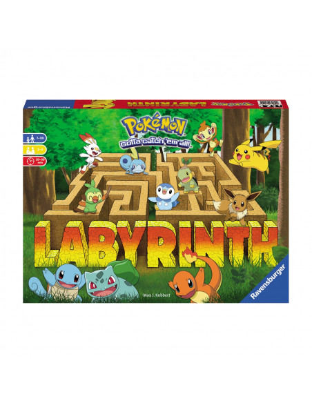 Labyrinth Pokémon. Juego de mesa de laberinto.