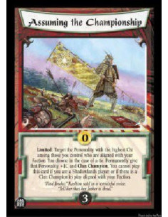 Assuming the Championship FOIL  - Limited: Target the Personality with the highest Chi among those you control who are aligned w