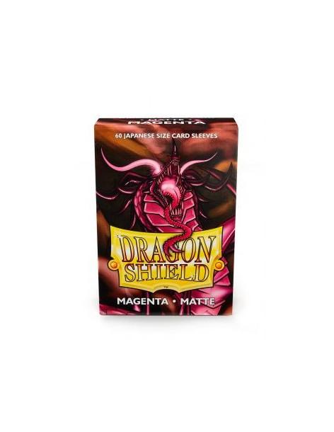Dragon Shield Japanese Size Sleeves (59x86mm) - Matte Magenta (60)  - Sleeve Yu-Gi-Oh! y Vanguard! SizeJapanese Size 2