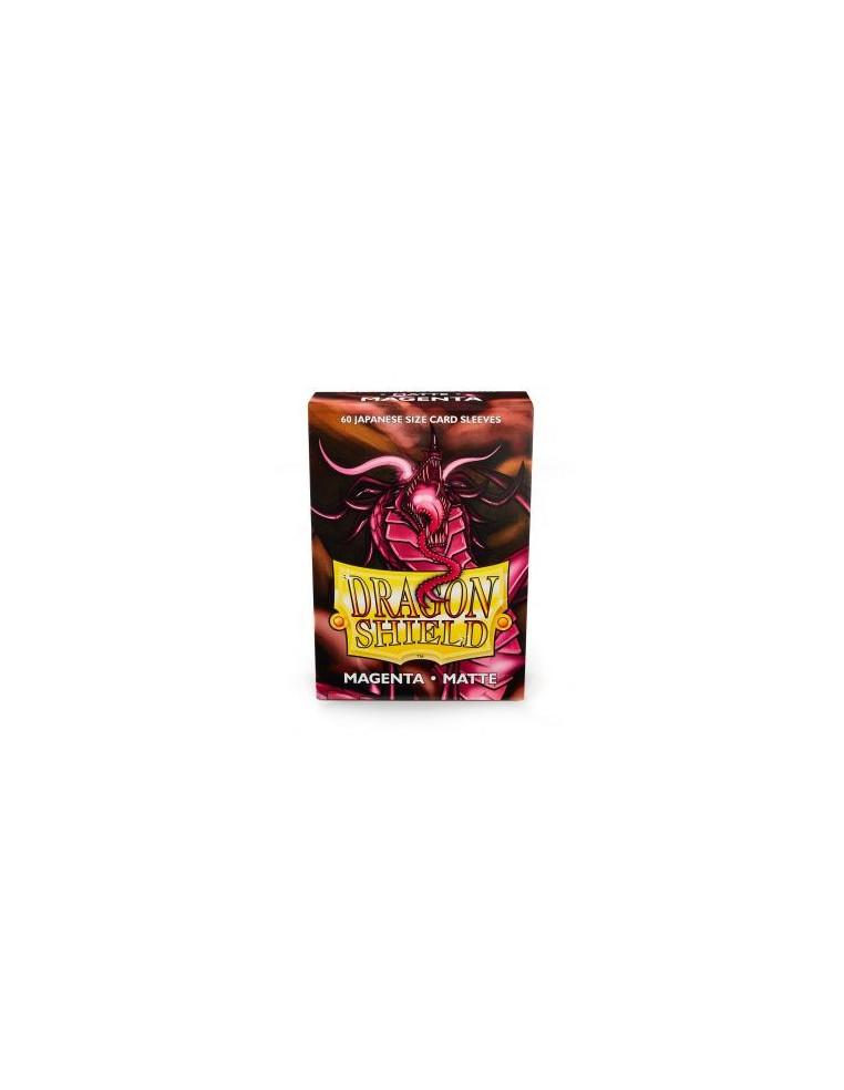 Dragon Shield Japanese Size Sleeves (59x86mm) - Matte Magenta (60)  - Sleeve Yu-Gi-Oh! y Vanguard! SizeJapanese Size
