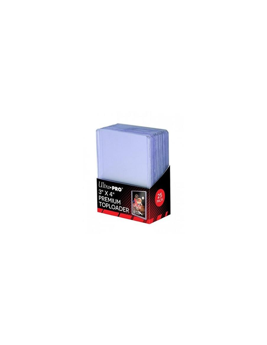 Fundas 3"x4" Premium TOPLOADER - Ultra Pro (25 unidades)  - Toploader Super Clear Premium Ultra Pro