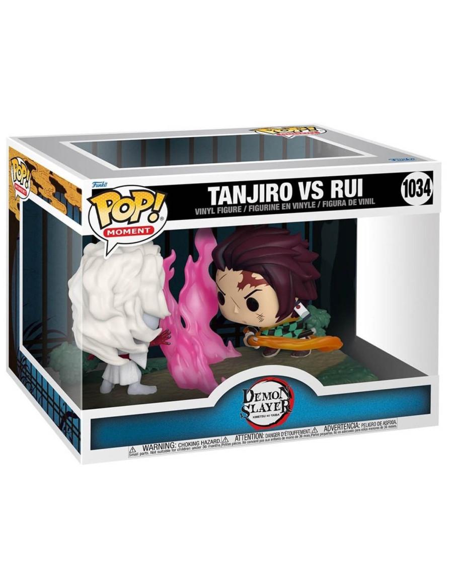 Funko Pop Moment. Tanjiro vs Rui. Demon Slayer: Kimetsu no Yaiba