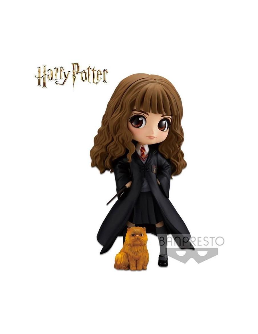 Figura QPosket. Hermione W/ Crookshanks. Harry Potter