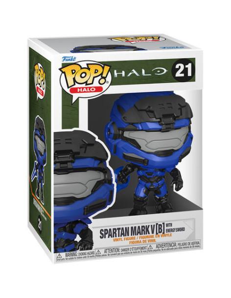 Funko Pop Spartan Mark V (B) W/ Energy Sword. Halo  - 