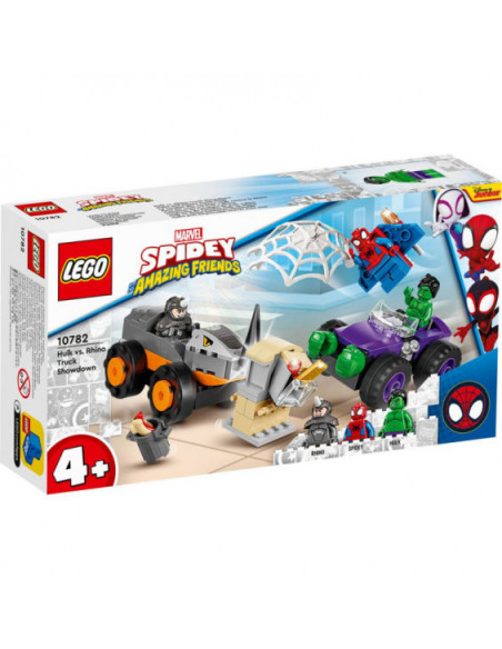 Lego. Duplo. Spidey Amazing Friends. Hulk vs. Rhino Truck Showdown