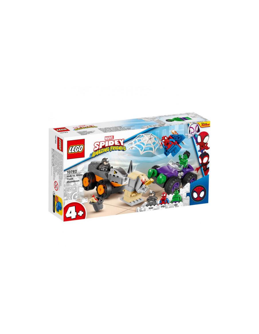 Lego. Duplo. Spidey Amazing Friends. Hulk vs. Rhino Truck Showdown  - Con el juguete para construir LEGO® Marvel Spidey y su Sup