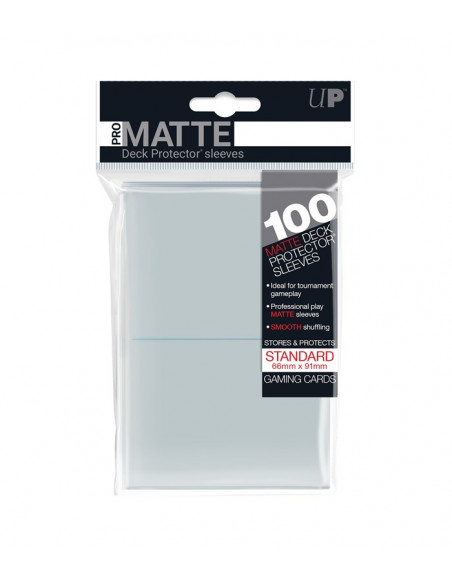 Ultra Pro Matte Clear Sleeves 66x91mm(100) Standard Size