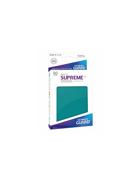 Ultimate Guard Supreme Gasoline Blue Sleeves. Japanese Size (62x89mm) (60)