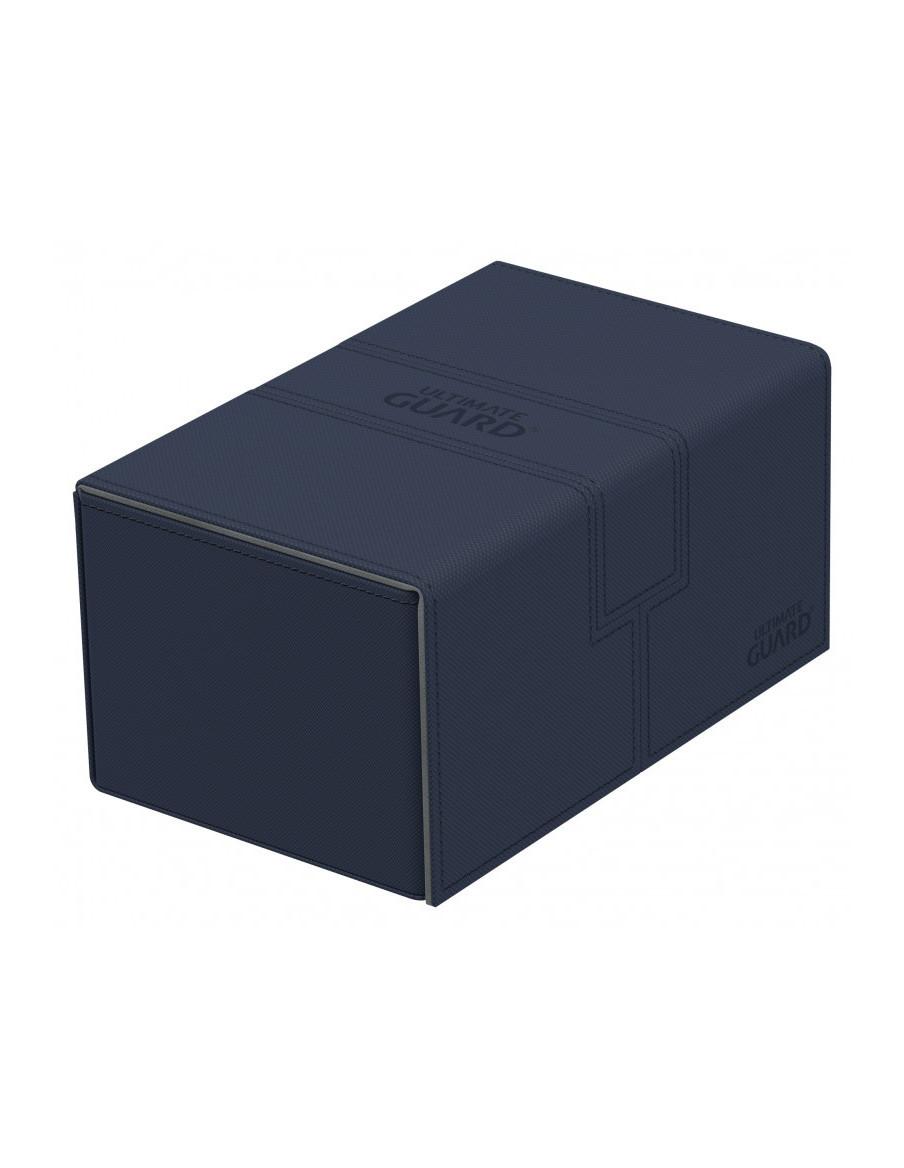 Twin Flip'n'Tray 160+ Deck Case Standard Size XenoSkin Dark Blue Ultimate Guard  - 