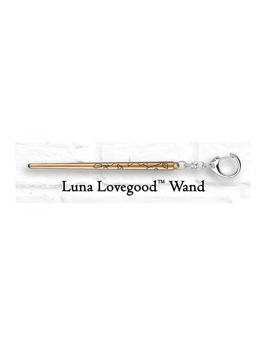 Luna Lovewood Wand Harry Potter Keychain  - These cast-in-caliber keychains feature dazzling details and premium metal alloy tha