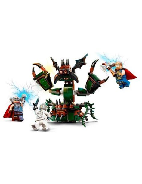 Ataque en Nueva Asgard. Thor Love and Thunder  -  Contiene una minifigura del Capitán América y su armadura, repleta de fantásti 2
