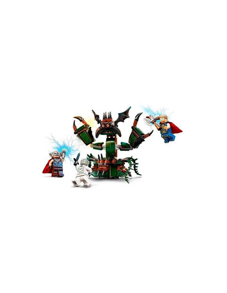 Attack on New Asgard. Thor Love and Thunder  - 