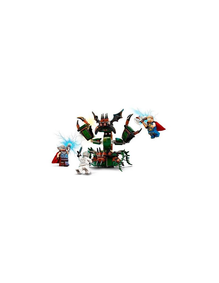 Attack on New Asgard. Thor Love and Thunder  - 