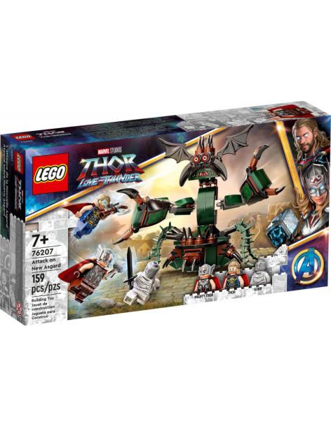 Ataque en Nueva Asgard. Thor Love and Thunder  -  Contiene una minifigura del Capitán América y su armadura, repleta de fantásti