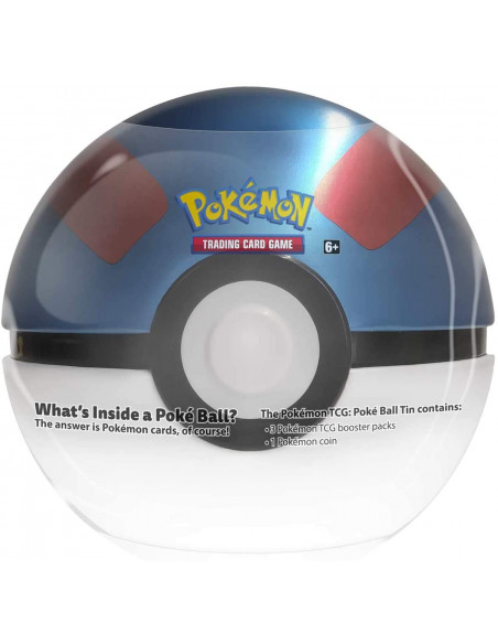 10.5 Pokemon Go Pokeball Super Ball Tin Series 8 (Spanish)