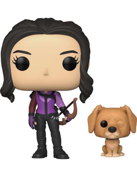 Funko Pop Kate Bishop con Lucky el Pizza Perro. Hawkeye Marvel  - Figura de vinilo de la línea 'POP!', tamaño aprox. 9 cm.  2