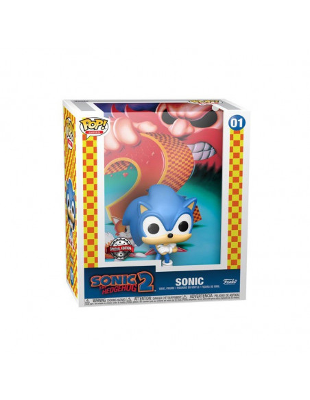 Funko Pop Sonic. Game Cover Special Edition Sonic the Hedgedog 2