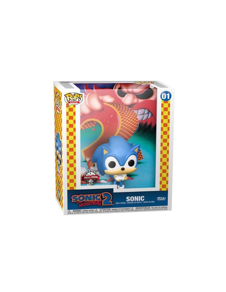 Funko Pop Sonic. Game Cover Special Edition Sonic the Hedgedog 2  - 