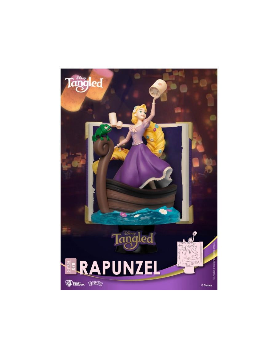 Diorama Disney. Rapunzel. Enredados  - Figura Rapunzel de la coleccion D-Stage Story Book SeriesFabricada en ABS y PVC.15,5 cent