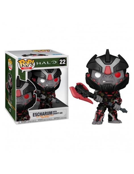 Funko Pop Escharum con Gravity Axe. Halo  - Funko Pop Escharum with Gravity Axe. Halo 2