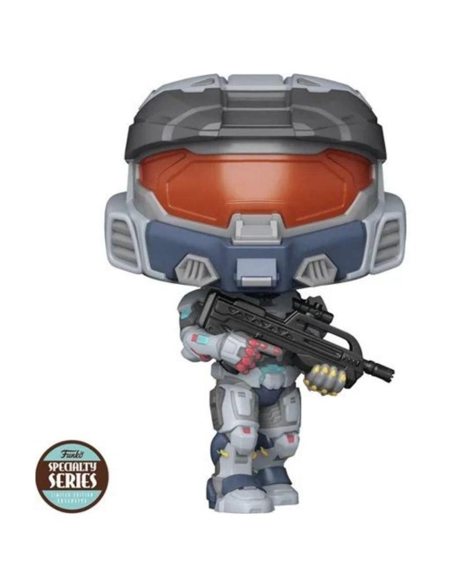 Funko Pop Spartan Mark VII con Rifle BR75. Halo Infinite  - Pop Spartan Mark VII con BR75 Battle Riffle