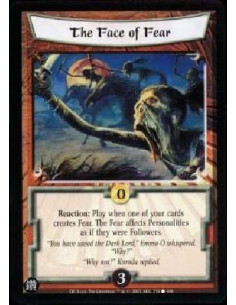 The Face of Fear (Español)  - Reaction: Play when one of your cards creates Fear. The Fear affects Personalities as if they were