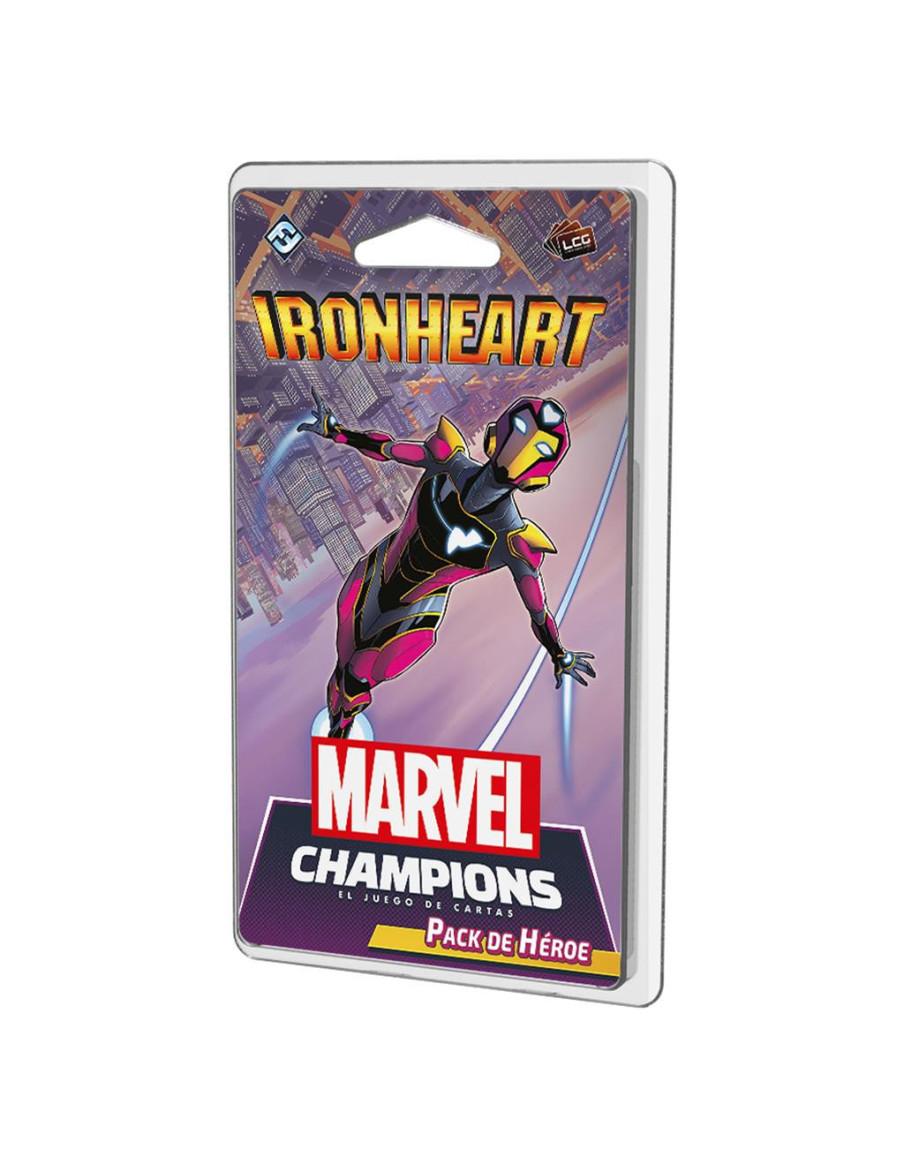 Marvel Champions. Pack de Heroe. Ironheart  - Este pack de Héroe de 60 cartas contiene un mazo pregenerado completo para Ironhea