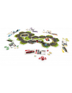 Rallyman GT (English)  - Start your Engines!Rallyman is a Roll and Move game with a simple yet exciting dice mechanic that invit 2