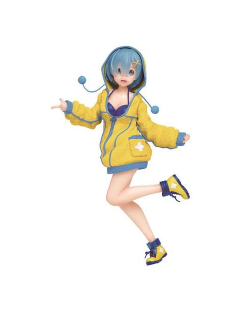 Precious Figure Rem Fluffy Hoodie Ver.Renewall. Re:Zero  - Figura de Rem con sudadera blandita  Anime Re:Zero