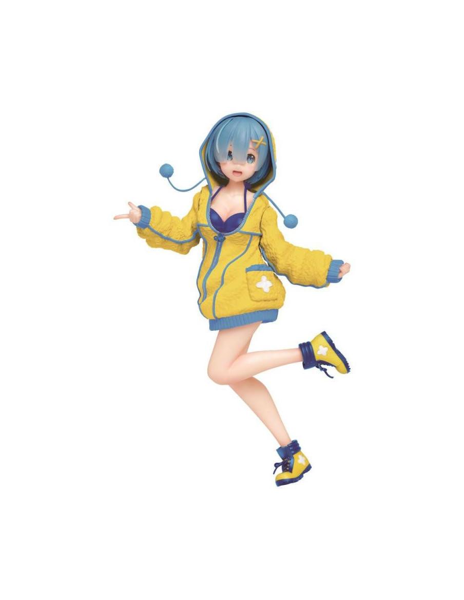 Precious Figure Rem Fluffy Hoodie Ver.Renewall. Re:Zero  - Figura de Rem con sudadera blandita Anime Re:Zero