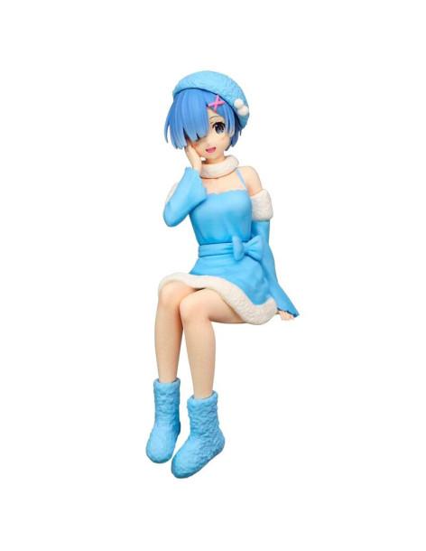 Figura Rem Snow Princess Noodle Stopper. Re:Zero  - Figura de Rem princesa nevada Anime Re:Zero